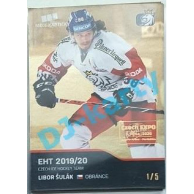 2020 MK reprezentace Libor Šulák #37 5/5 Gold Czech Expo