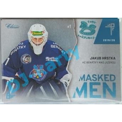 2019/20 OFS Chance liga Jakub Hrstka #MM-JHR xx/15 Masked Men Expo Pard.