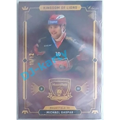2021 OFS Kingdom of Lions Michael Gaspar #B12 11/12 Rainbow