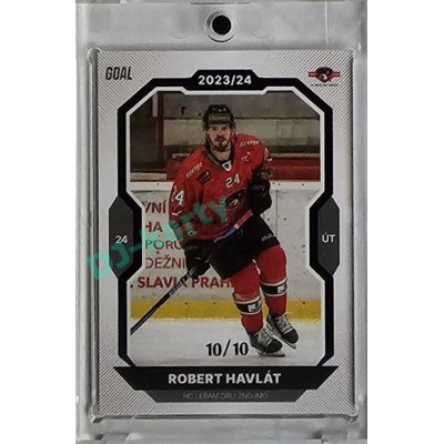 2023/24 Goal cards Chance Liga 1. série #193 Robert Havlát Blue 10/10