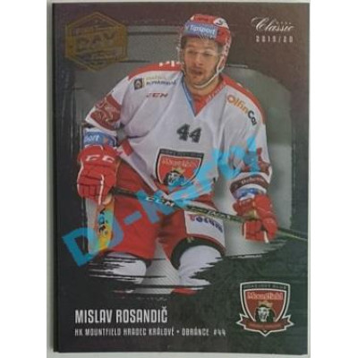 2019/20 OFS Mislav Rosandič #80 Black Rainbow 1st Day of Issue