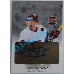 2017/18 OFS Rudolf Červený #AS-42 3/6 Authentic Signature Gold