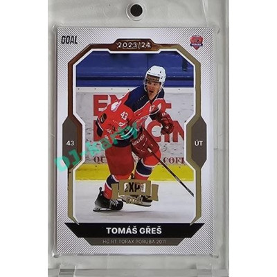 2023/24 Goal cards Chance Liga 2. série #267 Tomáš Gřeš Expo Gold 1of7