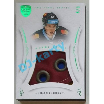 2021/22 OFS The Final Series Martin Jandus #JER-MJ 4/5 Game Used Jersey Emerald