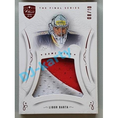 2021/22 OFS The Final Series Libor Barta #MEM-LB 08/10 Game Used Red