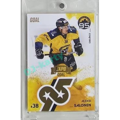 2024 Goal Cards 95. VÝROČÍ ZLÍNSKÉHO HOKEJE #ZL09 Aleksi Salonen Expo 1of6