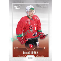 2022/23 Goal Cards Chance Liga 2. série #353 Tomáš Urban Silver 1 of 60