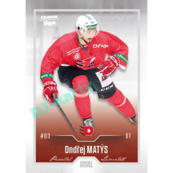 2022/23 Goal Cards Chance Liga 2. série #356 Ondřej Matýs Silver 1 of 60