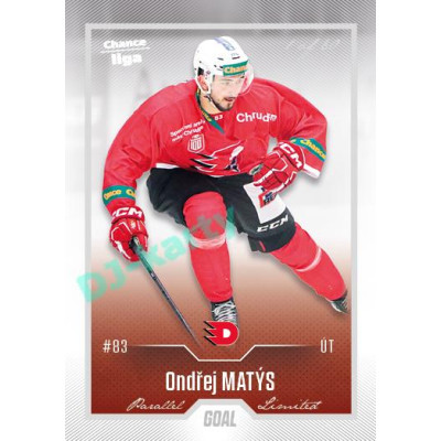 2022/23 Goal Cards Chance Liga 2. série #356 Ondřej Matýs Silver 1 of 60