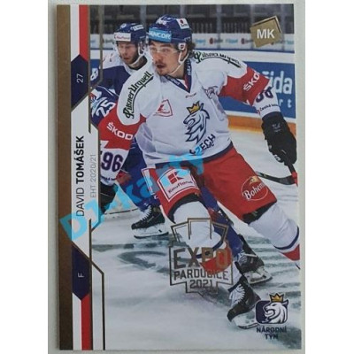 2021 MK reprezentace David Tomášek EHT #44 1/5 Expo Gold