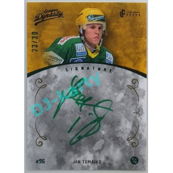 2021 Legendary Cards League Dynasty Vsetín Jan Tomajko #89 23/30 Signature