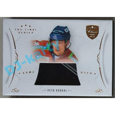 2021/22 OFS The Final Series Petr Koukal #STI-KOP Game Used Stick Gold PROMO