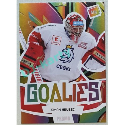 2021/22 MK reprezentace #G-ŠH Šimon Hrubec Goalies GOLD PROMO