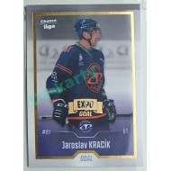 2022/23 Goal Cards Chance Liga 1. série #070 Jaroslav Kracík Expo Pardubice Gold 1 of 3