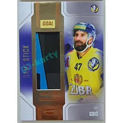 2022/23 Goal Cards Chance Liga 1. série #S-14 Jiří Goiš Game Stick 01/35