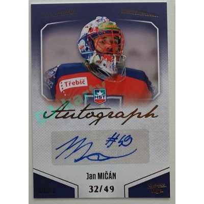 2022/23 Goal Cards Chance Liga 1. série #A-31 Jan Mičán Autograph 14/49