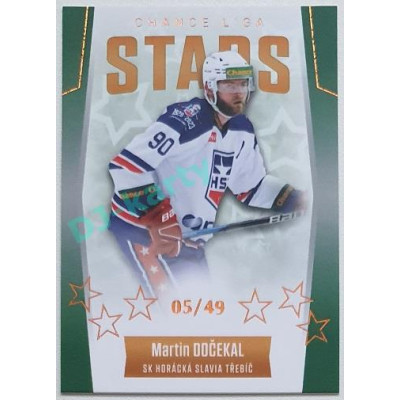 2022/23 Goal Cards Chance Liga 1. série #ST-6 Martin Dočekal Chance Liga Stars Parallel 05/49