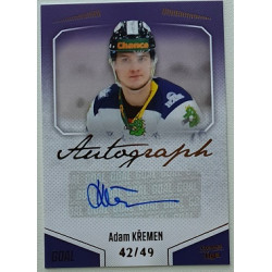 2022/23 Goal Cards Chance Liga 2. série #160 Adam Křemen Autograph xx/49