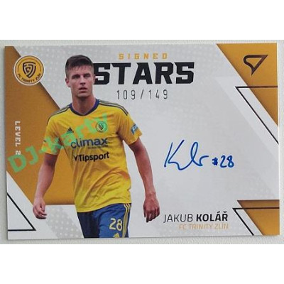 2022/23 Sportzoo Fortuna Liga 2. série #SL2-KA Jakub Kolář Signed Stars Level 2 xx/149