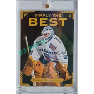 2023 Legendary Cards Simply the Best #05 Roman Čechmánek Neon Rainbow 1/9
