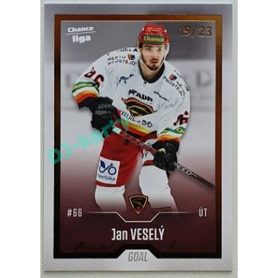 2022/23 Goal Cards Chance Liga Update #435 Jan Veselý Gold xx/23