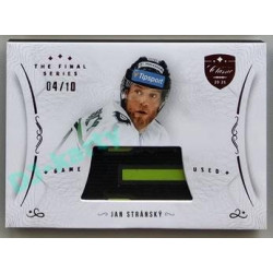 2021/22 OFS The Final Series Jan Stránský #STI-STJ 04/10 Game Used Stick Red