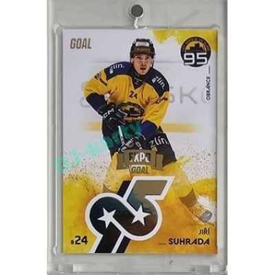 2024 Goal Cards 95. VÝROČÍ ZLÍNSKÉHO HOKEJE #ZL10 Jiří Suhrada Expo 1of6