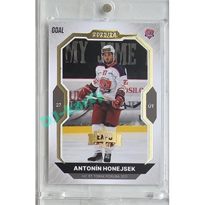 2023/24 Goal cards Chance Liga 2. série #271 Andonín Honejsek Expo Gold 1of7