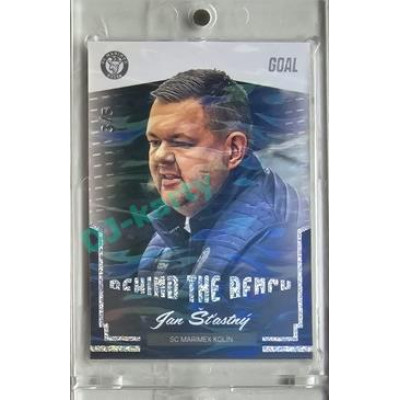 2023/24 Goal cards Chance Liga 2. série #BB-23 Jan Šťastný Behind the Bench Parallel 3/5