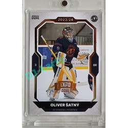 2023/24 Goal cards Chance Liga 2. série #272 Oliver Šatný Expo Gold 1of7
