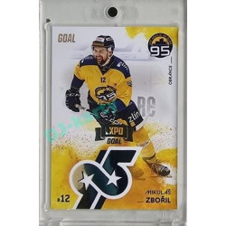 2024 Goal Cards 95. VÝROČÍ ZLÍNSKÉHO HOKEJE #ZL13 Mikuláš Zbořil Expo 1of6