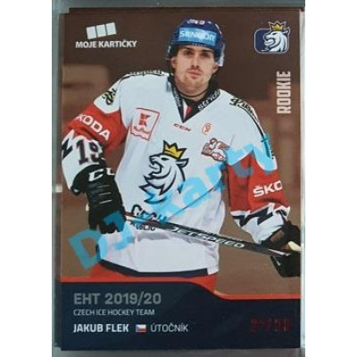 2020 MK reprezentace Jakub Flek RC EHT #4 21/25 Red