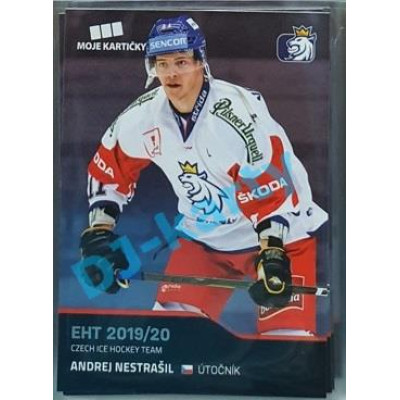 2020 MK reprezentace Andrej Nestrašil EHT #24 Blue Promo