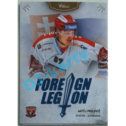2020/21 OFS 2. série Matěj Paulovič #FL-MPA Foreign Legion BLUE /66