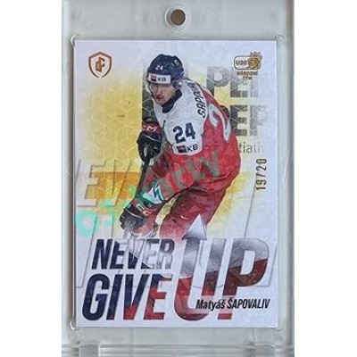 2023/24 LC Expectations Road to Prague #NGU-19 Matyáš Šapovaliv Never Give Up Jungle xx/20