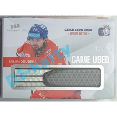 2020 MK reprezentace Milan Doudera #4 14/15 Game Used Czech Expo