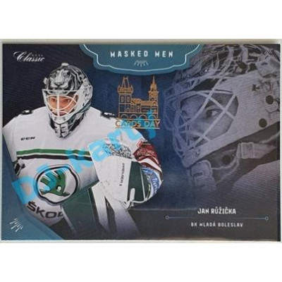 2020/21 OFS 1. série Jan Růžička #MM-16 X/3 Masked Men CARDS DAY