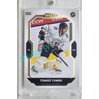 2023/24 Goal cards Chance Liga 2. série #274 Tomáš Tomek Expo Gold 1of7
