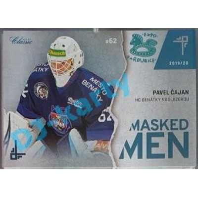 2019/20 OFS Chance liga Pavel Čajan #MM-PČA xx/15 Masked Men Expo Pard.