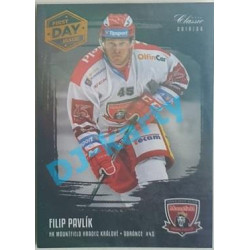 2019/20 OFS Filip Pavlík #81 Black Rainbow 1st Day of Issue