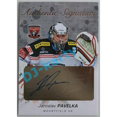 2017/18 OFS Jaroslav Pavelka #AS-111 3/6 Authentic Signature Gold
