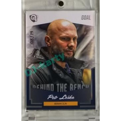 2023/24 Goal cards Chance Liga 2. série #BB-02 Petr Leška Behind the Bench Parallel 08/19