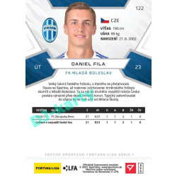 2021/22 Sportzoo Fortuna Liga Daniel Fila #122