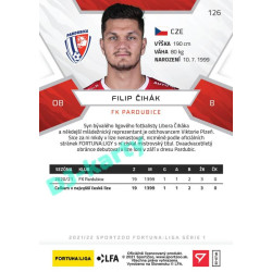 2021/22 Sportzoo Fortuna Liga Filip Čihák #126
