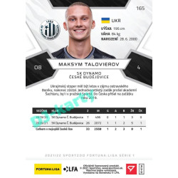 2021/22 Sportzoo Fortuna Liga Maksym Talovierov #165