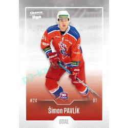 2022/23 Goal Cards Chance Liga 2. série #363 Šimon Pavlík
