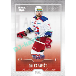 2022/23 Goal Cards Chance Liga 2. série #367 Jiří Karafiát Silver 1 of 60