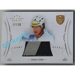 2021/22 OFS The Final Series Radek Duda #STI-DUR 17/20 Game Used Stick Gold