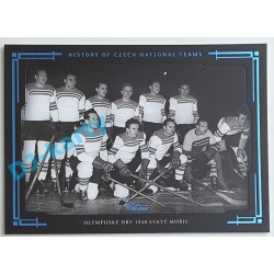 2021/22 OFS The Final Series Olympijské hry 1948 Svatý Mořic #HCNT-16 4/9 History of Czech National Teams