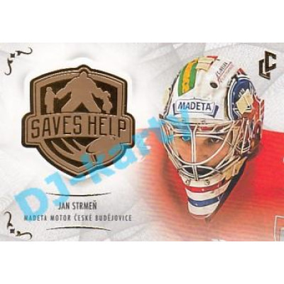 2021 Legendary Cards Saves Help #SH-036 Jan Strmeň
